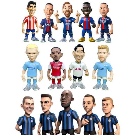 Minix Football Star Figures International Giant Club Football Star Series Messi Neymar Fati Suarez Mbappe Collectible Figurines - petguardiansupplies