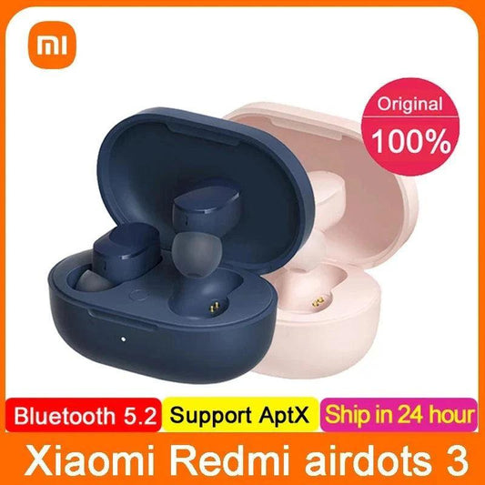 Xiaomi Redmi AirDots 3 Earphone Hybrid Vocalism Wireless Bluetooth 5.2 Mi True Wireless Headset CD-level Sound Quality - petguardiansupplies