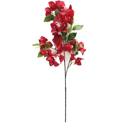 New Arrival 6pcs Silk Bougainvillea Glabra Artificial 3 Forks Bougainvillea Spectabilis Flower Branches - petguardiansupplies