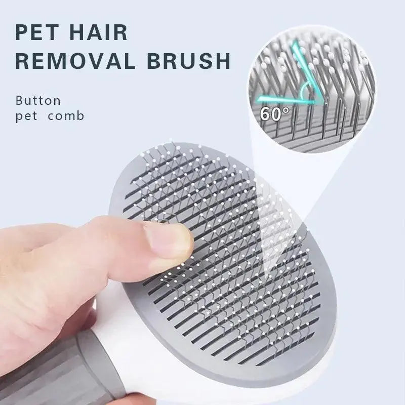 Pet Dog Brush Cat Comb Self Cleaning Pet Hair Remover Brush For Dogs Cats Grooming Tools Pets Dematting Comb Dogs Accessories - petguardiansupplies