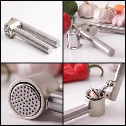 Super Stanless Steel Hand Squeeze Juicer Garlic Press Crusher Ginger Squeezer Slicer Masher Kitchen Gadgets - petguardiansupplies