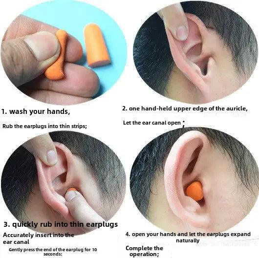 Optional Color Soundproof Dormitory Anti-noise Earplugs Silicone Swimming Anti-snoring Wholesale Boxed Waterproof Sleep Speci... - petguardiansupplies