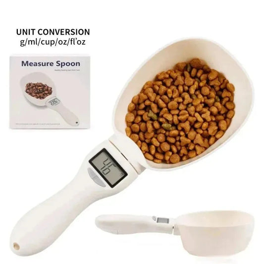 Pet Food Measuring Spoon Scale, Kitchen Digital Food Measuring Spoon, Suitable for Cat and Dog Food Measuring Spoon - petguardiansupplies