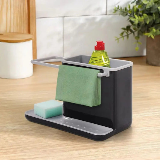 Kitchen Sponge Cloth Holder Sink Caddy Organiser - petguardiansupplies