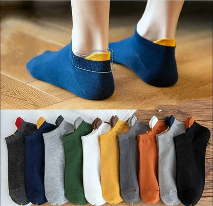 5Pairs Breathable Cotton Sports Stockings Men Bamboo Fiber Autumn and Winter Men Socks Sweat Absorption Deodorant Business Sox - petguardiansupplies