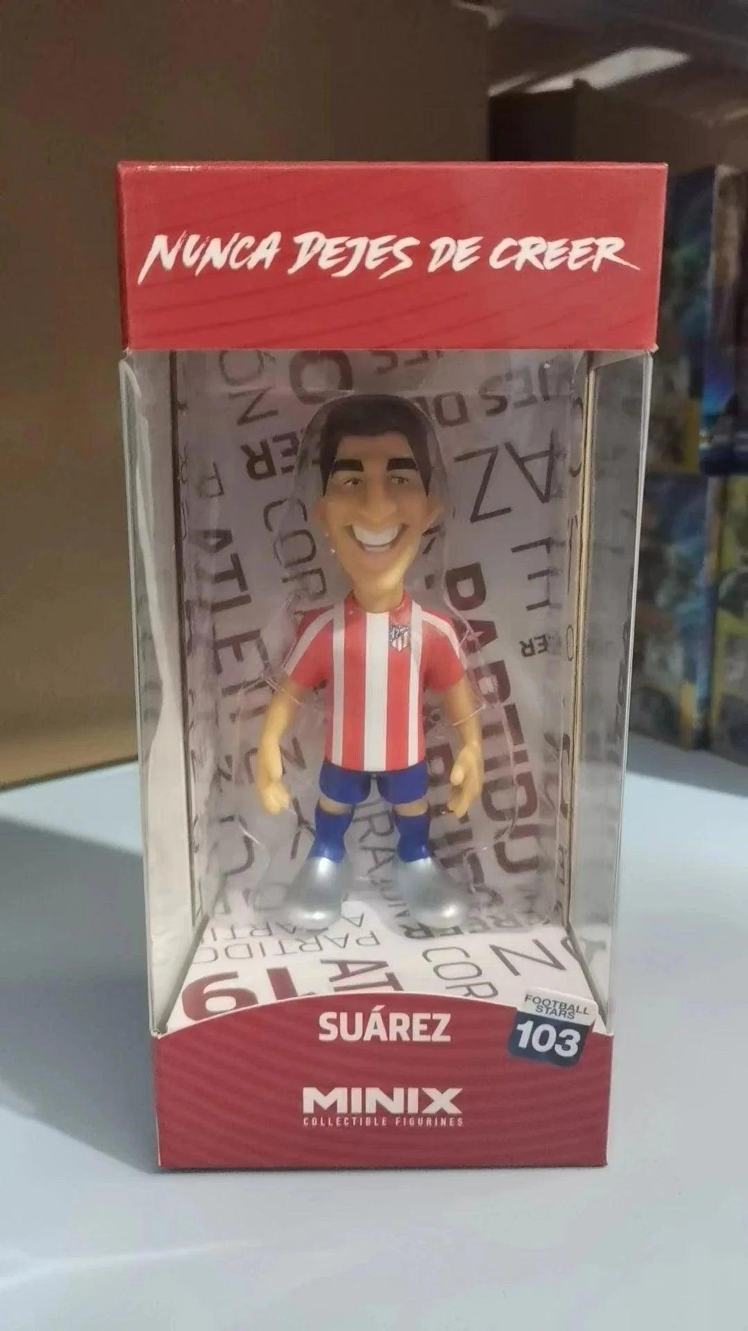 Minix Football Star Figures International Giant Club Football Star Series Messi Neymar Fati Suarez Mbappe Collectible Figurines - petguardiansupplies