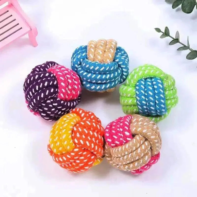 Pet Dog Toys for Large Small Dogs Toy InteractiveCotton Rope Mini Dog Toys Ball for DogsAccessories Toothbrush Chew Puppy Toy - petguardiansupplies