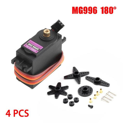 4PCS 13KG 15KG Servos Digital MG995 MG996R Servo All Metal Gear for JR Car RC Model Helicopter Boat mg90s Servosg90 - petguardiansupplies