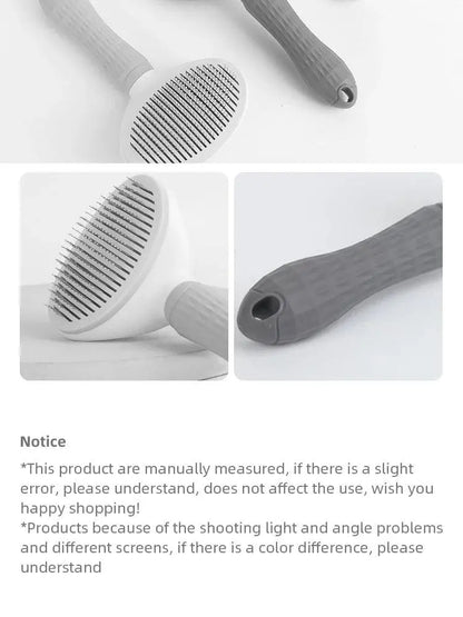 Pet Hair Removal Brush Dog Hair Comb Stainless Steel Automatic Hair Fading Cat Comb Pet Cleaning Grooming Supplies - petguardiansupplies