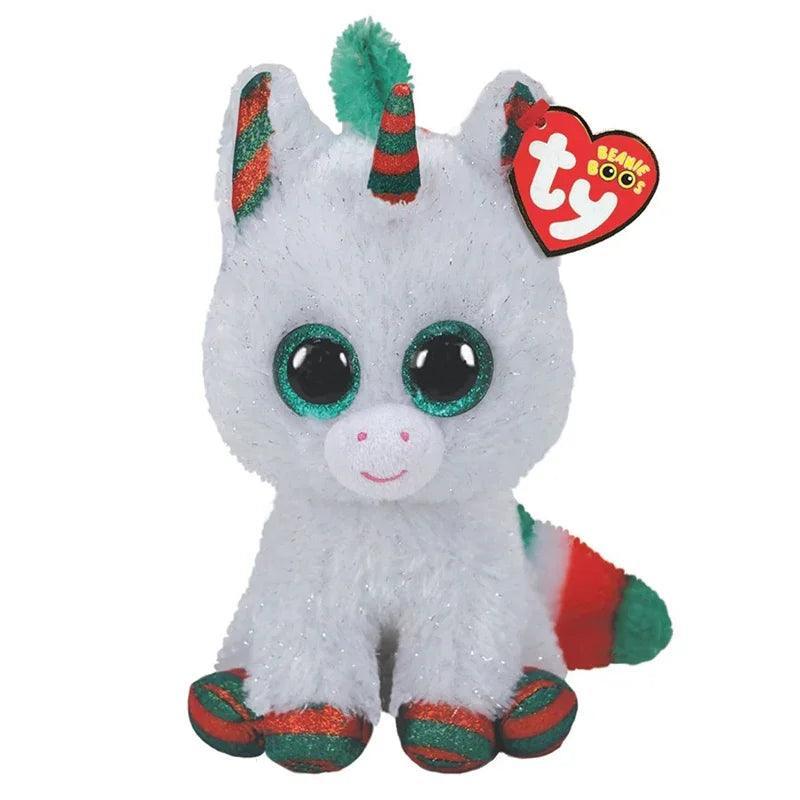 Newest 15CM Ty Beanie Eyes Chick Unicorn Kitty Plush Toy Super Soft Stuffed Animals Doll Kids Toys Christmas Gifts for Children - petguardiansupplies