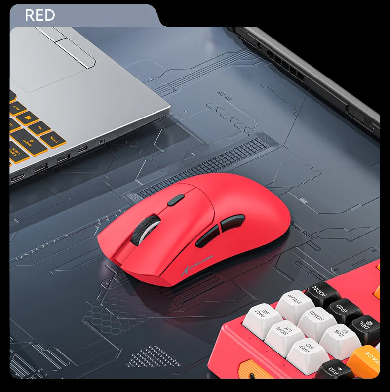 R1 Superlight Mouse Bluetooth 2.4G Wireless Gaming Mouse PixArt PAW3311 Gaming Sensor 6 Adjustable DPI for Office Game - petguardiansupplies