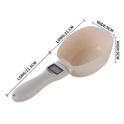 Pet Food Measuring Spoon Scale, Kitchen Digital Food Measuring Spoon, Suitable for Cat and Dog Food Measuring Spoon - petguardiansupplies