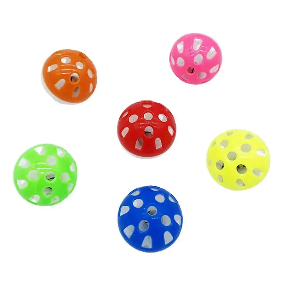 1pc Cat Toy Bell Ball 38mm 43mm Plastic Cat Toy Fun Pets Cat Interactive Exercise Ball Games Animal Toy Funny V0M3 - petguardiansupplies