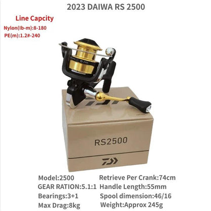 2023 Daiwa RS 500 1000-C 1000 2000 2500 3000-C 4000 Spining Fishing Reel - petguardiansupplies