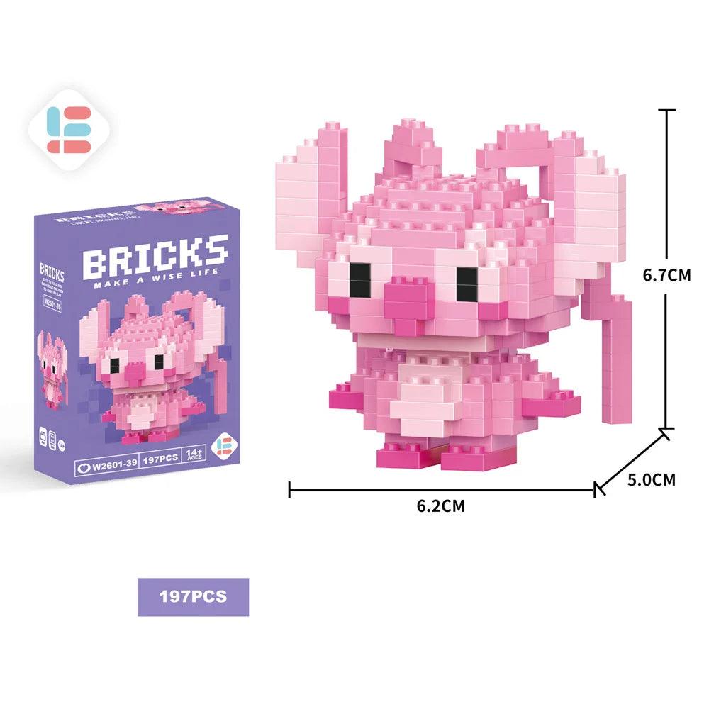 Building Blocks Kuromi Anime Figure Melody Cartoon Kids Toys Blocks for Lego Cute Hello Kitty Particles Assembled Blocks - petguardiansupplies