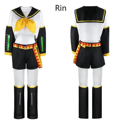 Anime Rin Len Cosplay Costume Len Rin Cosplay Len Costume Kagamine JK Uniform for Halloween Comic Con Outfits - petguardiansupplies