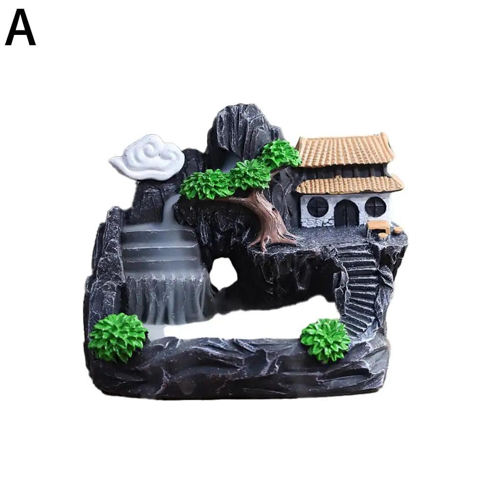 Creative Home Decorations Windproof Backflow Incense Burner Desktop Ornaments Indoor Incense Fountain&Candlestick - petguardiansupplies