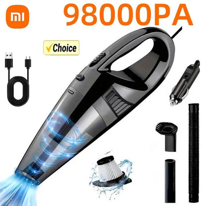 Xiaomi 98000Pa Wireless Multi-Functional Car Vacuum Cleaner Rechargeable High Power Handheld Portable Car Vacuum Cleaner 2024 - petguardiansupplies