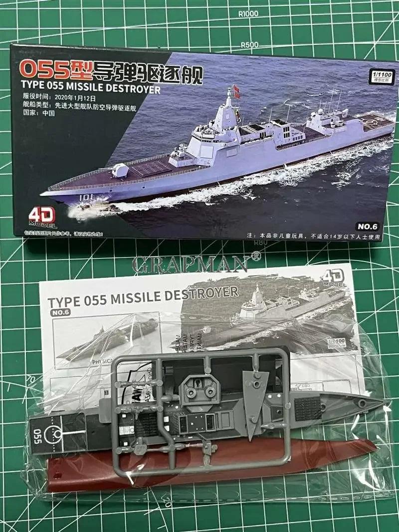 4D Assembled Ship Model Liaoning Battleship Modern Class Battleship Aircraft Carrier Model Military Warship Model Toy - petguardiansupplies