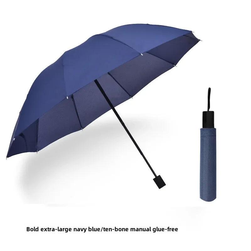 Large Foldable Umbrella Sunshade For Women Durable Umbrella Rain Sun Protection Advertising - petguardiansupplies