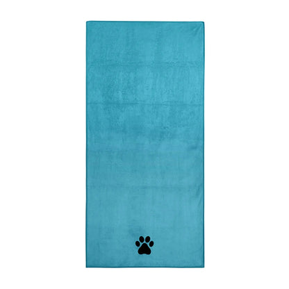 Microfiber Pet Bath Towel Embroidered Super Soft Absorbent Quick-Dry Thick Dog Cat Blanket For Dogs Bathrobe Grooming Supplies - petguardiansupplies