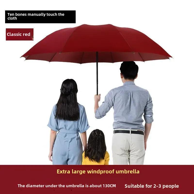 Large Foldable Umbrella Sunshade For Women Durable Umbrella Rain Sun Protection Advertising - petguardiansupplies