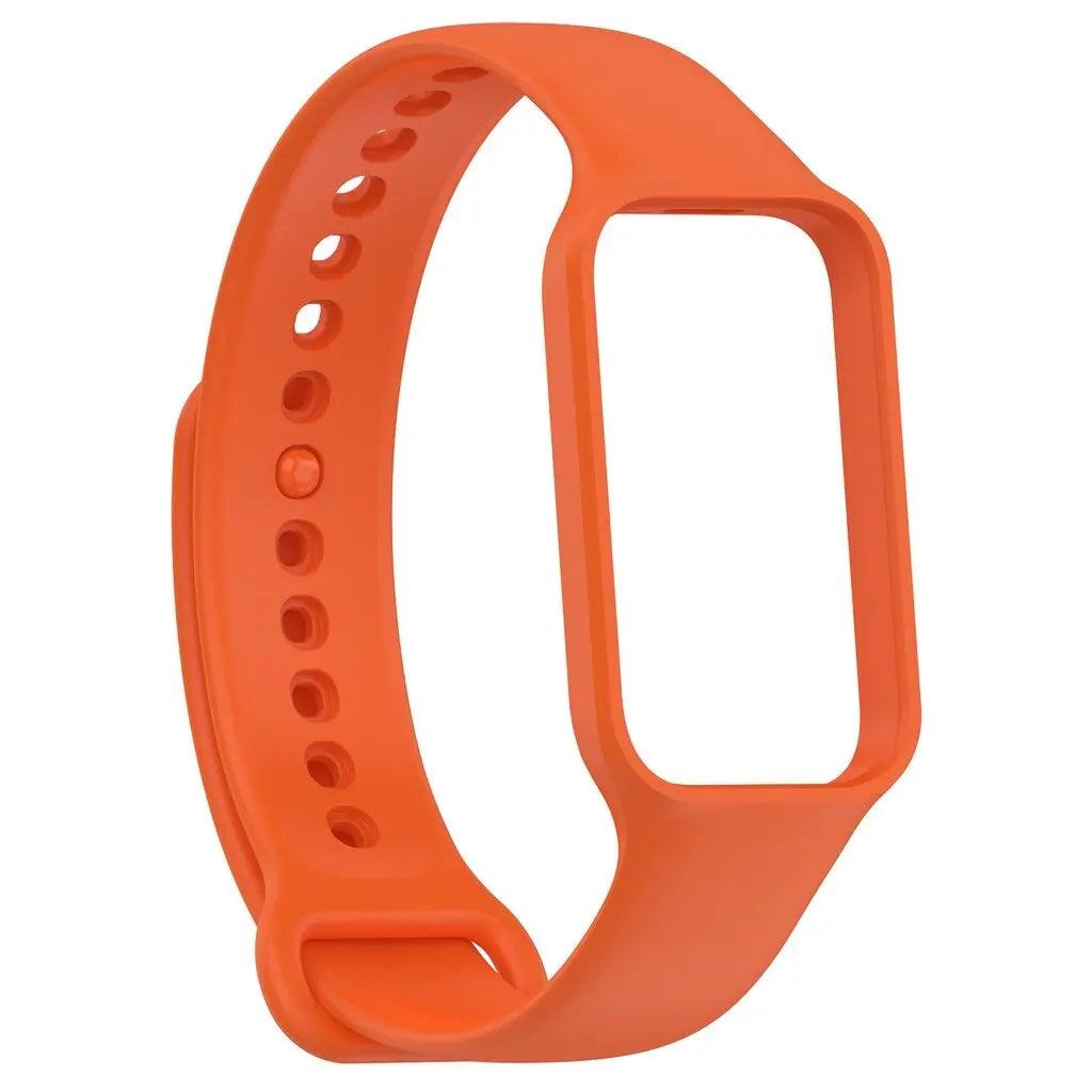 Silicone Band Strap and Case for Redmi Smart Band 2 Tempered Glass Screen Protector Cover Casing Accessories for Redmi Band2 - petguardiansupplies