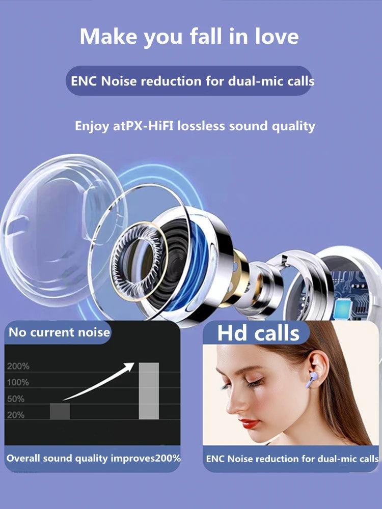 NEW Original Air Pro 6 TWS Wireless Headphones Fone Bluetooth Earphones Mic Pods In Ear Earbuds Earbuds sport Headset For Xiaomi - petguardiansupplies