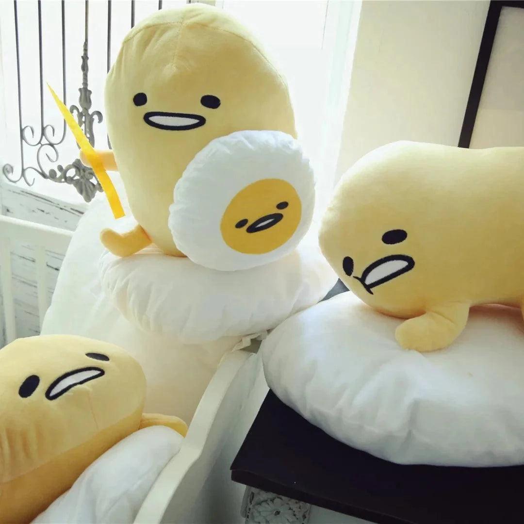 Cute Gudetama Plush Toy - Soft Cuddly Stuffed Hug Doll Plushies - petguardiansupplies