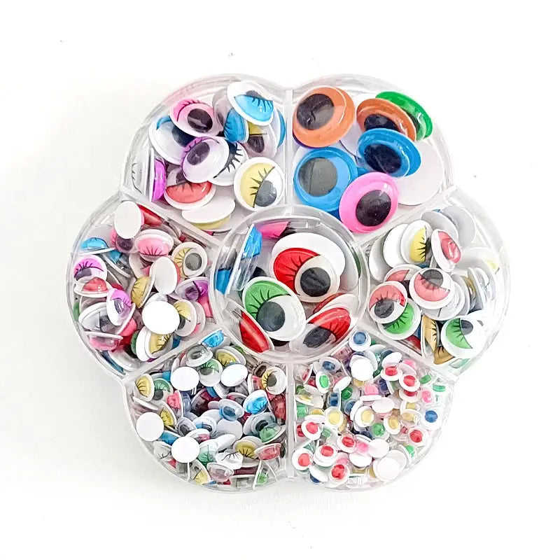 400/210PCS Self Adhesive Doll  Eyes for DIY Craft Toys Googly Wiggly Eyes Scrapbooking Decor Craft Supplies 4/5/6/7/8/10/12mm - petguardiansupplies