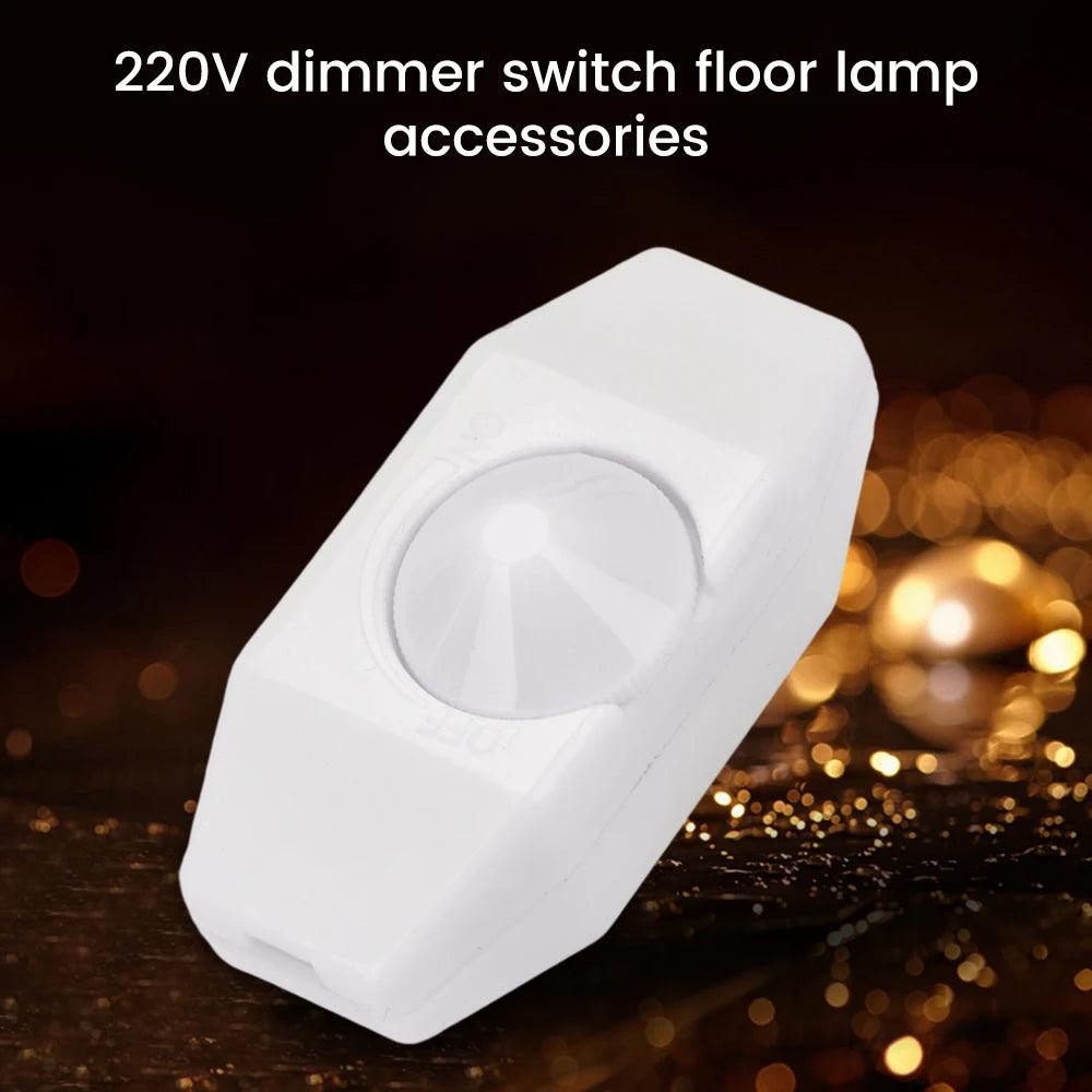 220V 60W/300W Led Dimmer Switch Adjustable Controller Knob Lamp Dimmer Cord Switch Plug In Table Floor Light Dimming On Off - petguardiansupplies