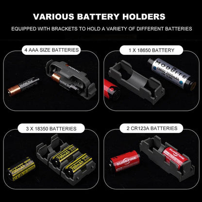 Battery Storage Box Tactical Case for CR2032 AAA 18650 18350 CR123A MOLLE Airsoft Vest Militar Modular Mag Pouch Waterproof - petguardiansupplies