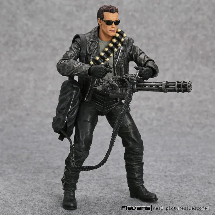 NECA Terminator 2: Judgment Day T-800 Arnold Schwarzenegger PVC Action Figure Collectible Model Toy 7" 18cm - petguardiansupplies