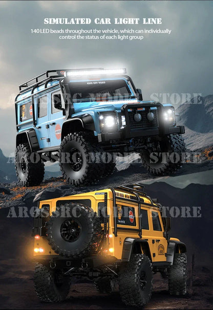 New MJX 1/8 FOC Sensory Brushless H8H Westward ALLLOCK The Defender Simulation Climbing Model RC Car 2S/3S - petguardiansupplies