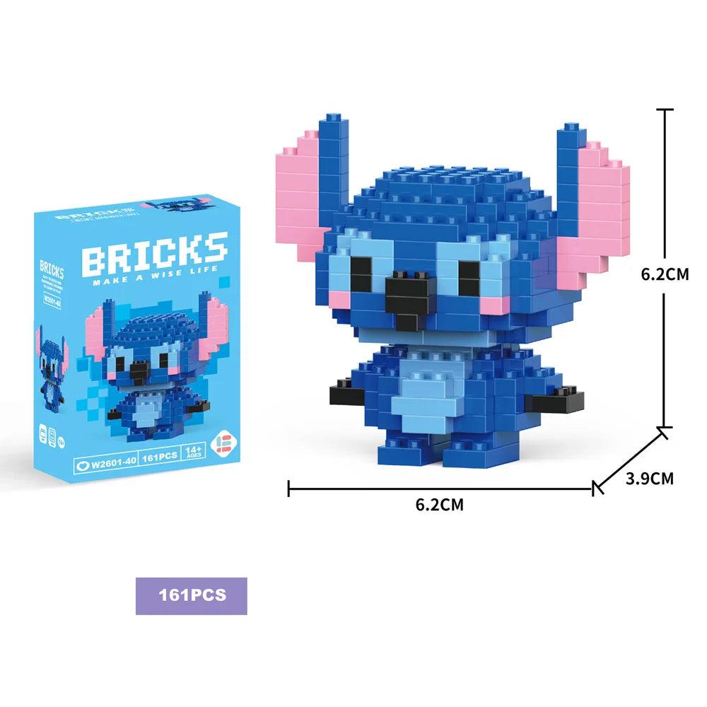 Building Blocks Kuromi Anime Figure Melody Cartoon Kids Toys Blocks for Lego Cute Hello Kitty Particles Assembled Blocks - petguardiansupplies