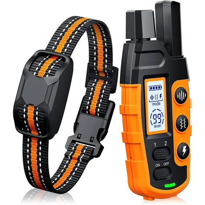 3300Ft Dog Training Collar with Remote Rechargeable Waterproof E Collar Beep Vibration Shock High Quality Pet Training - petguardiansupplies