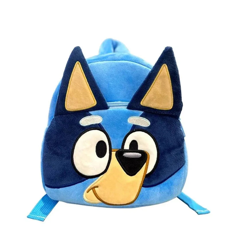 Bluey Family Cosplay Kindergarten Child Cartoon School Bag Bluebin Dog Backpack Kawaii Bluey Orange Dog Children's Backpack Toys - petguardiansupplies