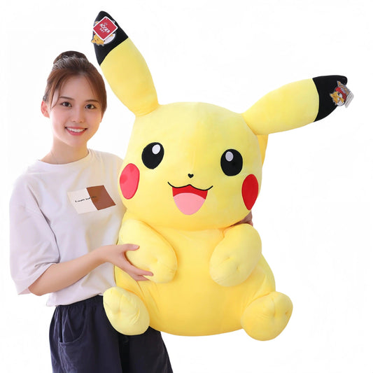 Original Pikachu Plush Toy Stuffed Doll Anime Pokemon Peluche Pillow Appease Baby Birthday Present Xmas Gift For Kids - petguardiansupplies