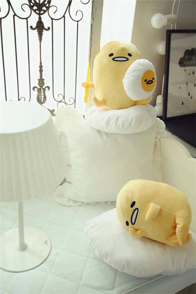 Cute Gudetama Plush Toy - Soft Cuddly Stuffed Hug Doll Plushies - petguardiansupplies