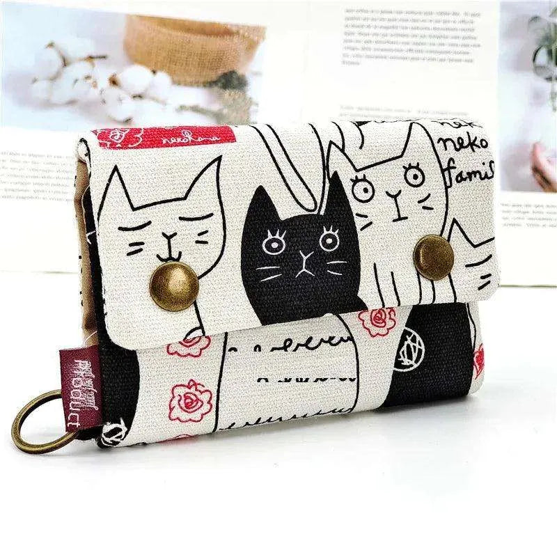 New Style Canvas Wallet For Men Women Coin Purse Card Holder Foreign Trade Goods One Piece Delivery - petguardiansupplies