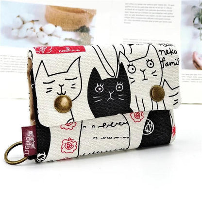 New Style Canvas Wallet For Men Women Coin Purse Card Holder Foreign Trade Goods One Piece Delivery - petguardiansupplies