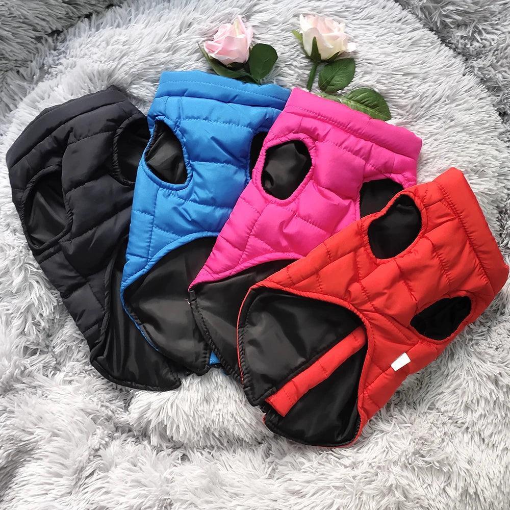 Waterproof Pet Jacket Winter Warm Dog Clothes for Small Dogs Puppy Cat Vest Chihuahua Costume Pug Poodle Yorkie Schnauzer Coats - petguardiansupplies