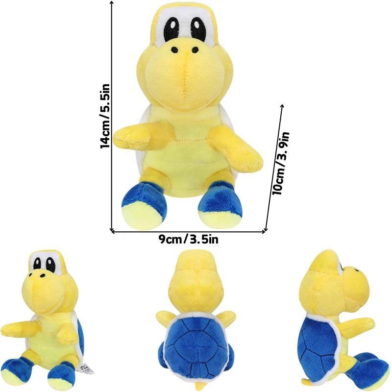 Kawaii Mario Bros Koopa Rolla Troopa Turtle Soft Plush Toys Armad Dry Bones Kamek King Bob-omb Shy Guy Peluche Dolls Gifts Kids - petguardiansupplies