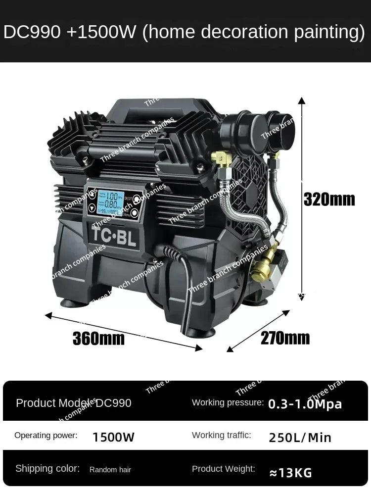 Brushless Mute Air Compressor Pump Small 220V - petguardiansupplies