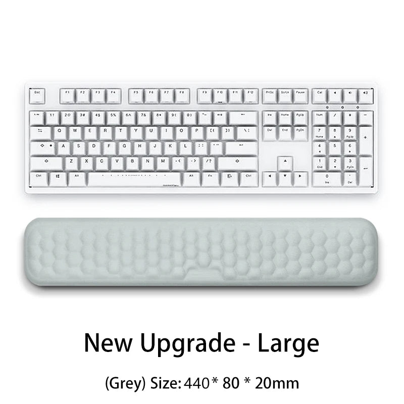 Keyboard mouse wrist rest ergonomic office typing protect relax wrist memory foam mouse pad computer notebook mouse pad - petguardiansupplies