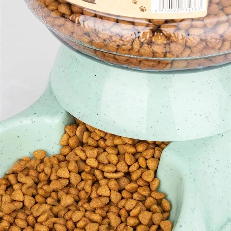 Large Capacity Pet Feeder Bowls Small Dog Food Bowl Automatic Water Dispenser Cat Bowls Pets Feeding Bowls Drink Water Bowl - petguardiansupplies