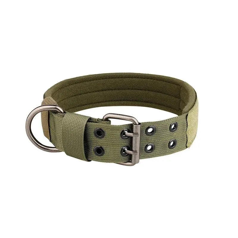 Adjustable and Durable Nylon Tactical Pet Dog Collar ,Suitable for Medium and Large Dogs - petguardiansupplies