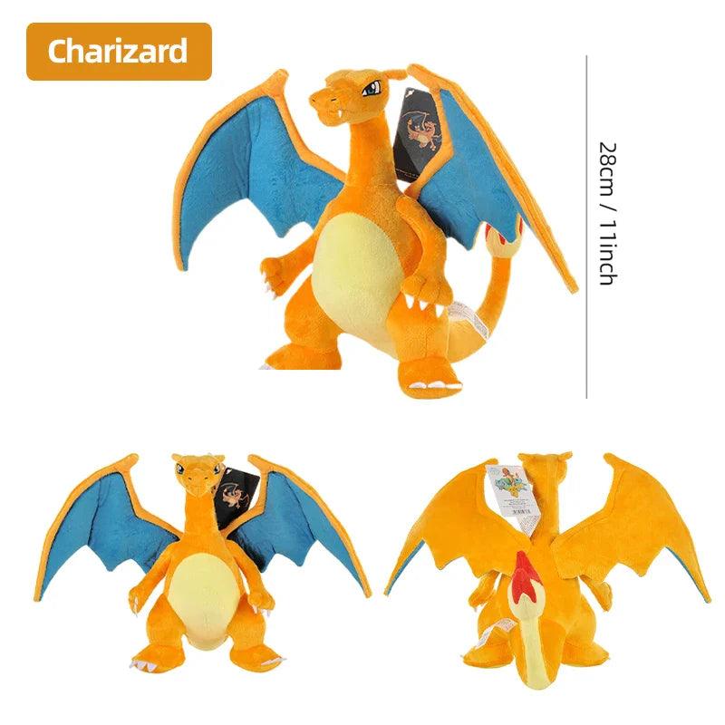 Pokemon Kawaii Pikachu Eevee Mew Charizard Stuffed Toys Cartoon&Cute Plush Doll Throw Pillow Christmas Halloween Day Gift - petguardiansupplies