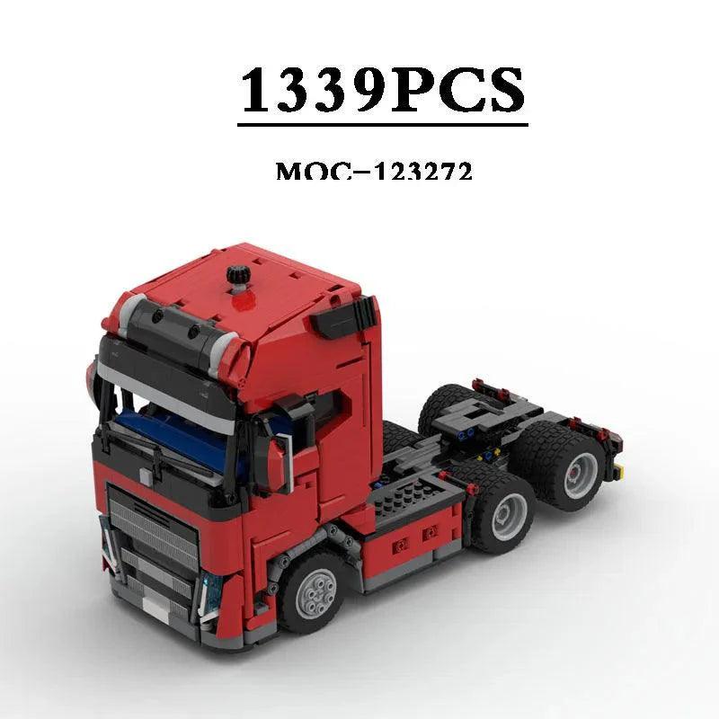 New MOC-123272 for Truck Head Trailer Model Building Block Toy Splicing Block 1339PCS Christmas Gift Children's Birthday Gift - petguardiansupplies