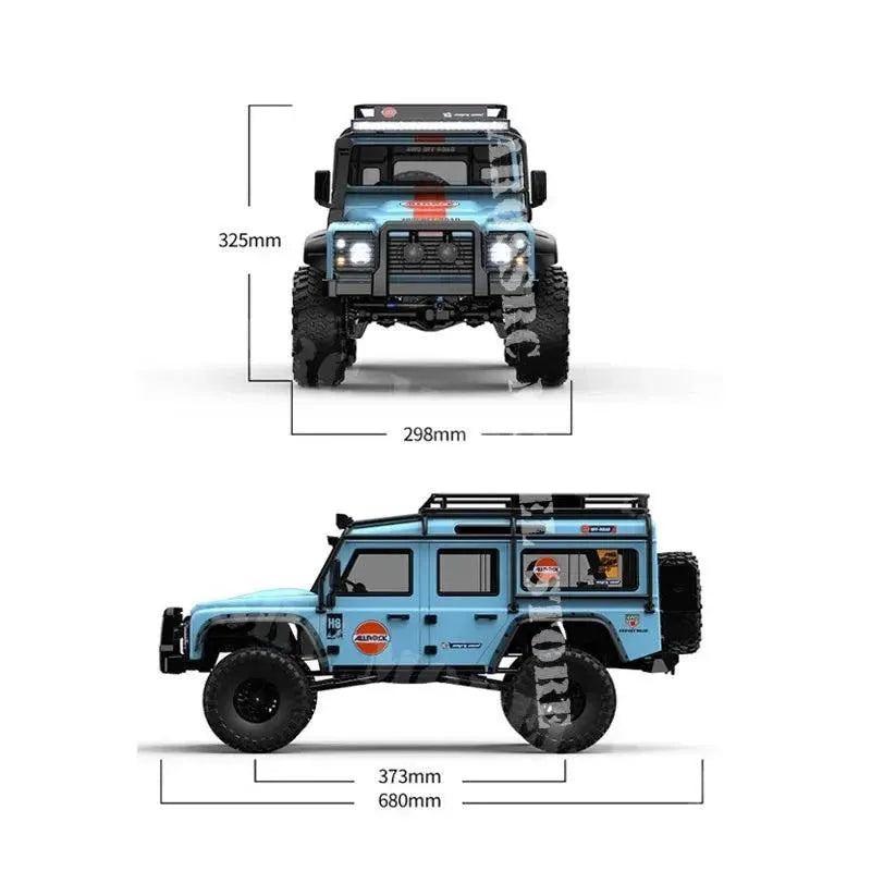 New MJX 1/8 FOC Sensory Brushless H8H Westward ALLLOCK The Defender Simulation Climbing Model RC Car 2S/3S - petguardiansupplies